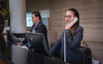 Receptionists, phone call, hotel — Navigating the World of White Label PPC: Tips for Successful Partnerships