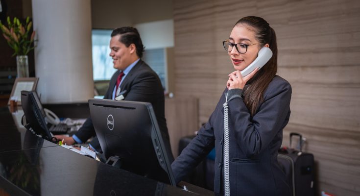 Receptionists, phone call, hotel — Navigating the World of White Label PPC: Tips for Successful Partnerships