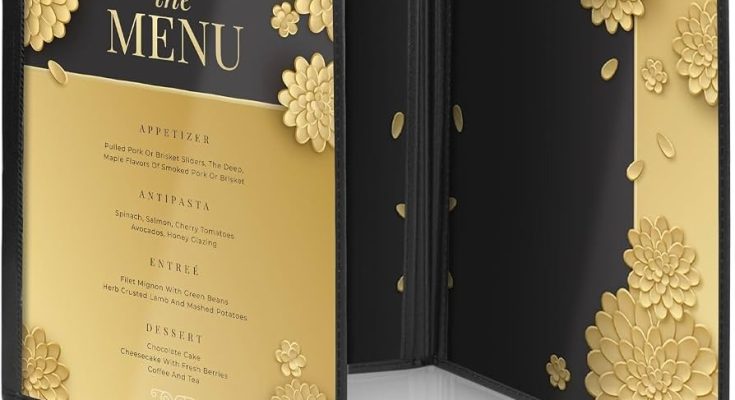 Protect Menus from Spills and Wear with Restaurant Menu Covers