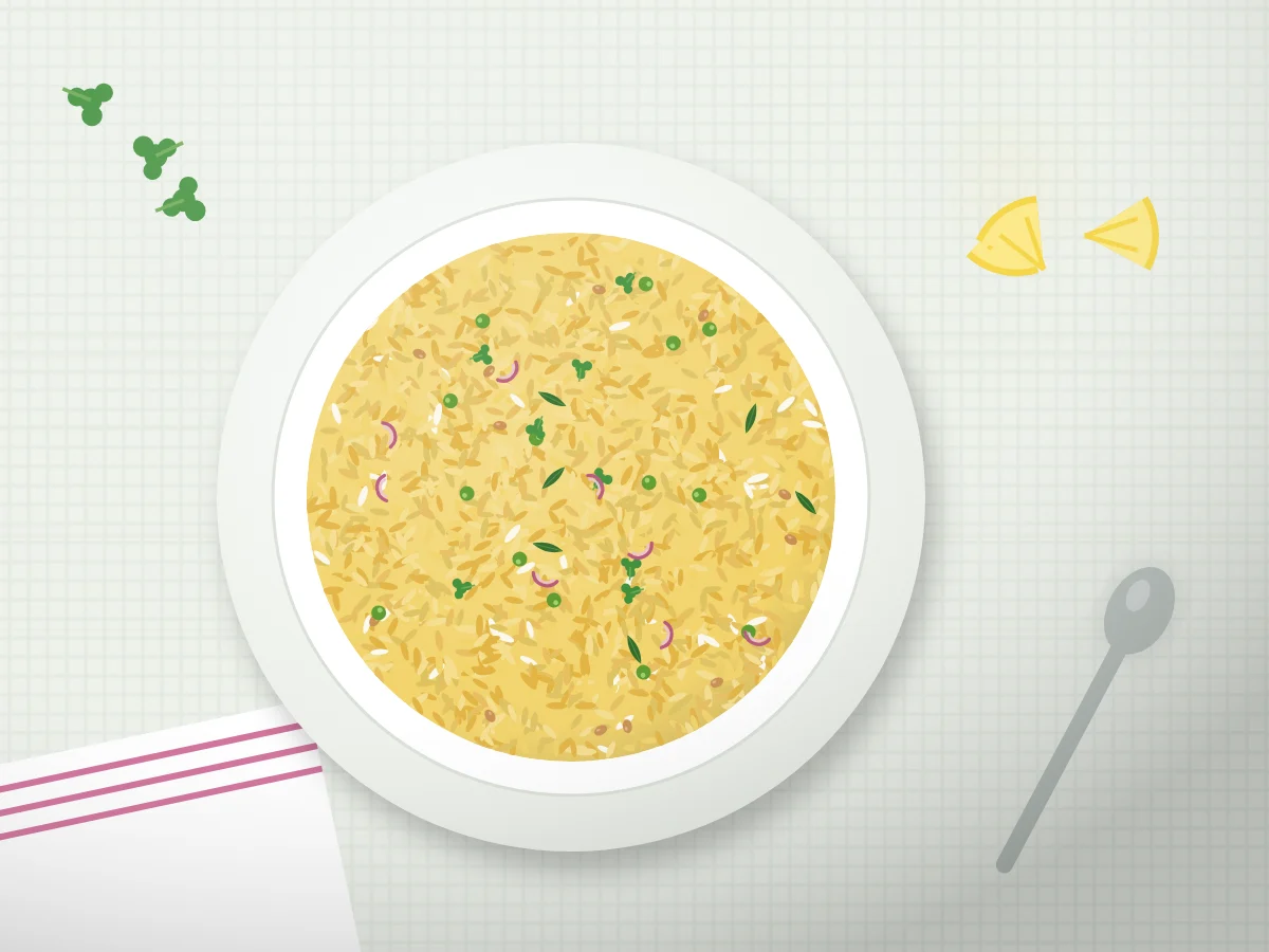 Illustration of Healthy Breakfast Recipes for Indian Mornings
