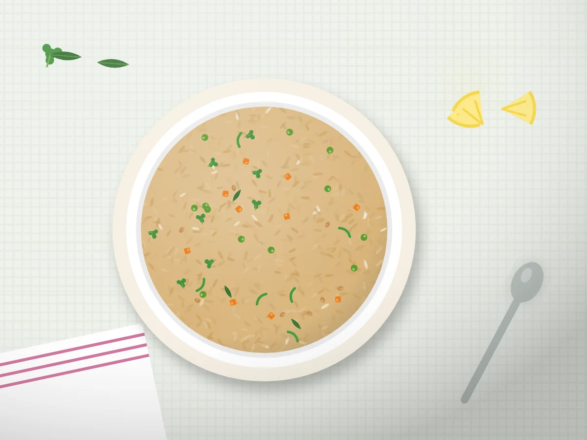 Illustration of Vegetable Masala Oats